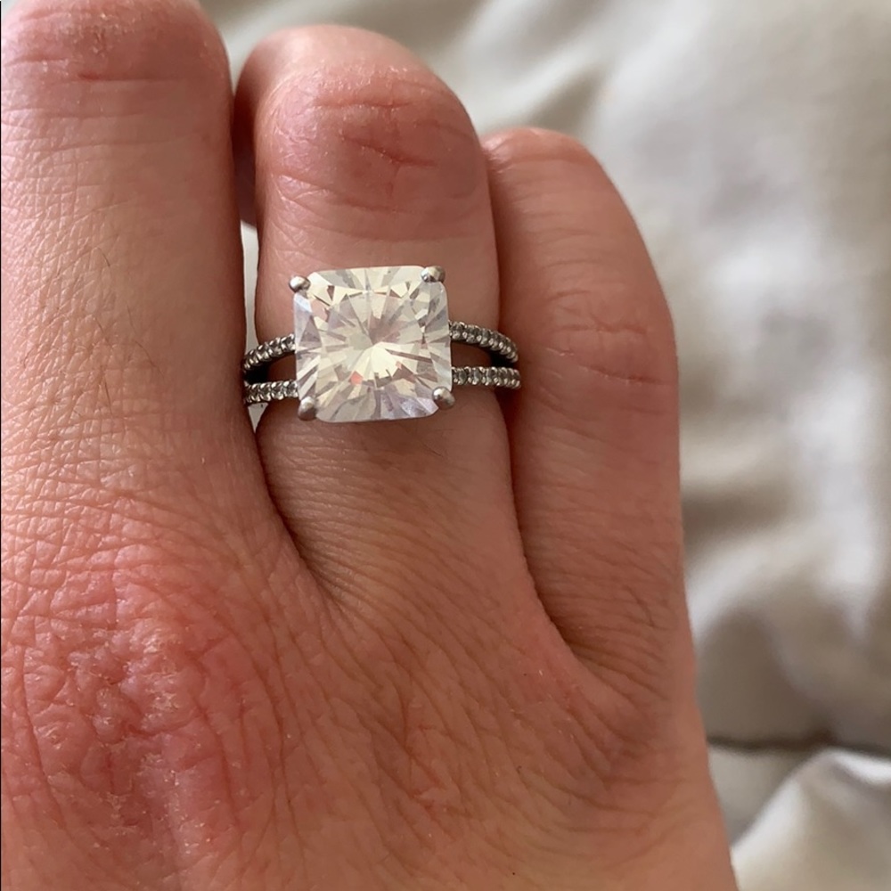 Diamonique Size 7 Ring